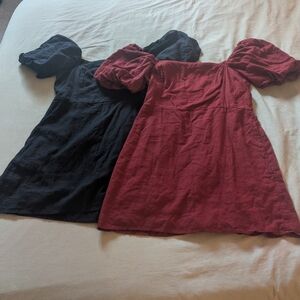 BUNDLE OF 2 Abercrombie & Fitch Puff Sleeve Dress